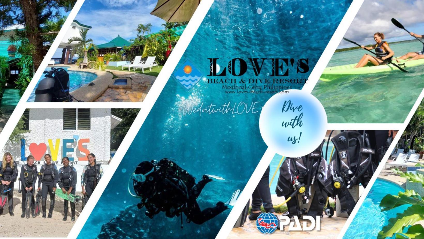 Love'S Beach & Dive Resort Moalboal Bagian luar foto